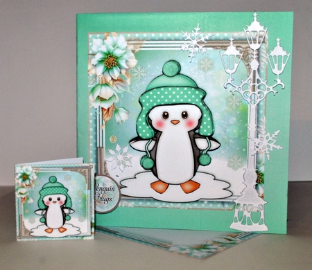 Penguin in Pom Pom Hat - Mini Kit by Kristina Norbat