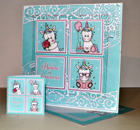 Unicorn Squares 2 Mini Kit by Kristina Norbat