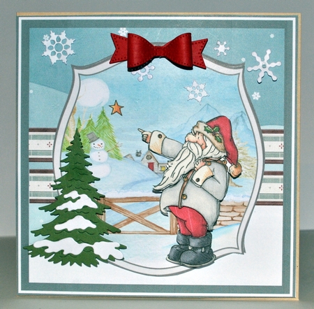 Santa sees a star by Kristina Norbat