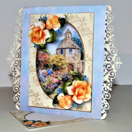 Sunkissed Roses At The Dovecote by Kristina Norbat