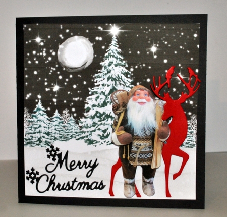 Winter Wonderland Moonlight Backgrounds by Kristina Norbat