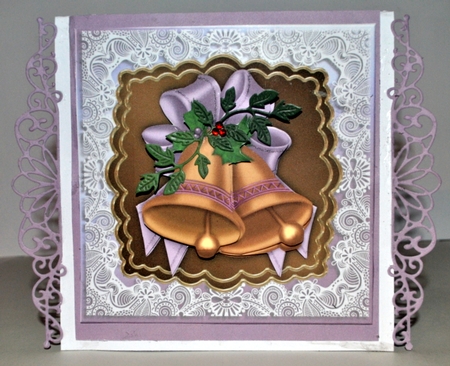Golden Christmas Bells Mini Kit by Kristina Norbat