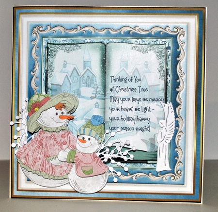 Snow women and snow boy book theme by Kristina Norbat