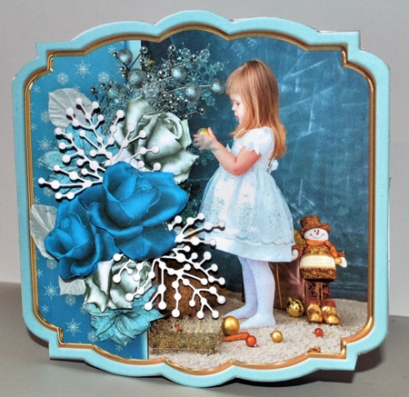 Christmas Morning - Shaped Card Mini Kit by Kristina Norbat