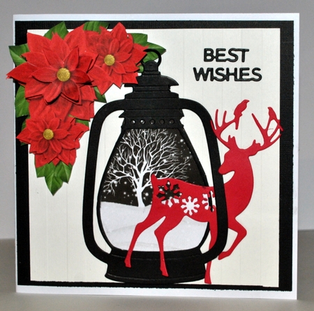 Christmas Floral Decoupage 2 by Kristina Norbat