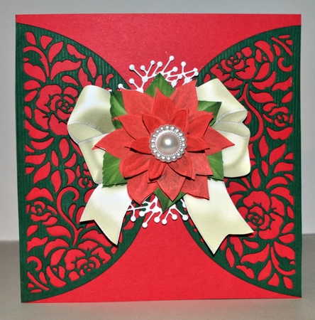 Christmas Floral Decoupage 3 by Kristina Norbat