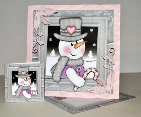 Chilly with Candy Cane 2 Mini Kit by Kristina Norbat