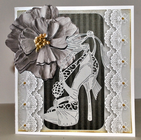 7 Lace Edged Backing Papers Kit 2 by Kristina Norbat