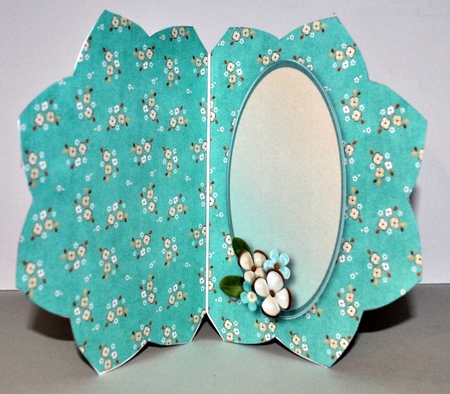 Coffee Time - Petal Shaped Card Mini Kit by Kristina Norbat