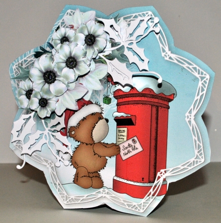 Letter to Santa - Petal Shaped Card Mini Kit by Kristina Norbat