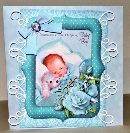 Vintage new baby BOY by Kristina Norbat