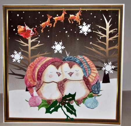 Christmas sleeping owls by Kristina Norbat