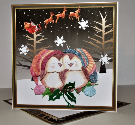 Christmas sleeping owls by Kristina Norbat