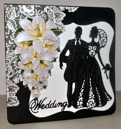 Lily Teardrop Decoupage by Kristina Norbat