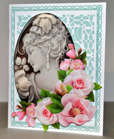 Pink Mix Floral Vignette by Kristina Norbat