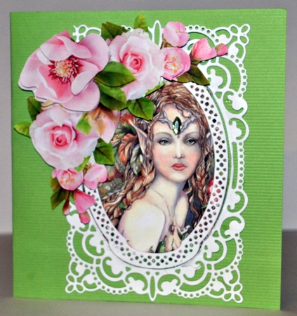 Pink Mix Floral Vignette by Kristina Norbat