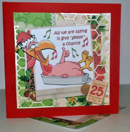8x8 the christmas turkey mini kit by Kristina Norbat