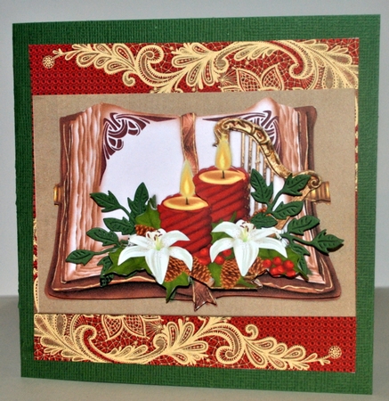 Christmas Book Candles & Music Mini Kit by Kristina Norbat
