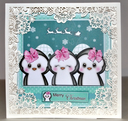CHRISTMAS PENGUINS 2 BUMPER KIT - 5 Mini Kits by Kristina Norbat