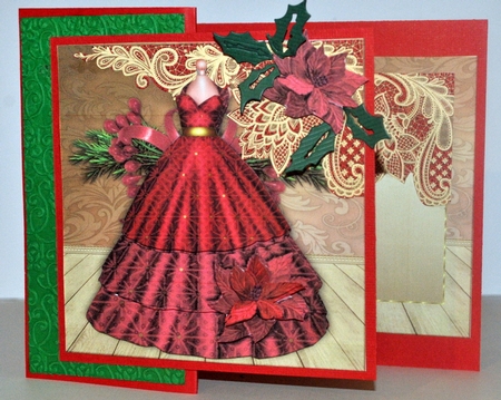 Christmas  Evening Dress Mini Kit by Kristina Norbat