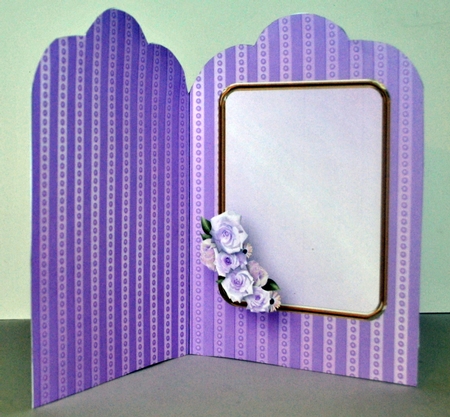 Bicycle and Roses - Shaped Card Mini Kit by Kristina Norbat