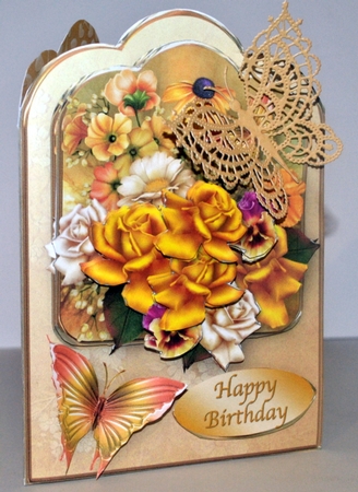 Golden Morning - Shaped Card Mini Kit by Kristina Norbat