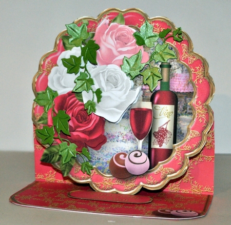 Time to Indulge - Framed Easel Card Mini Kit by Kristina Norbat