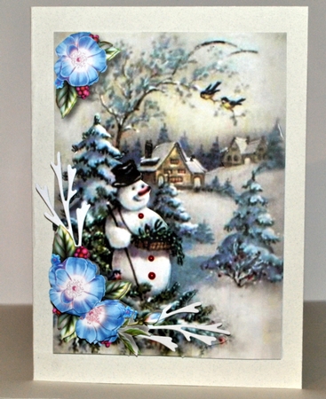 Layered Christmas - Snowman by Kristina Norbat