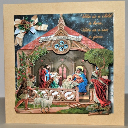 Layered Christmas - Nativity by Kristina Norbat