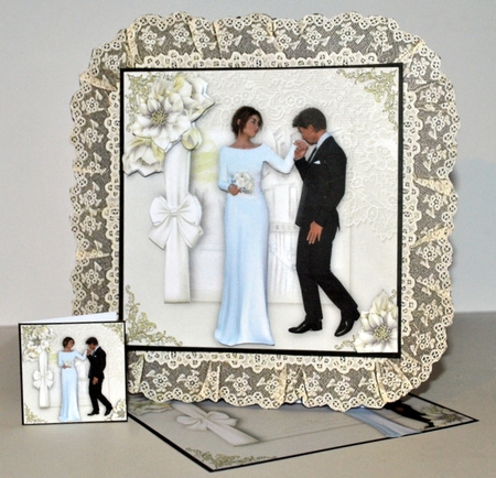 A Beautiful Wedding Day Card Kit by Kristina Norbat