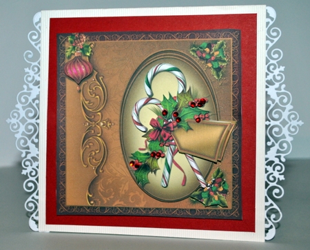 Christmas Candy Cane mini kit by Kristina Norbat