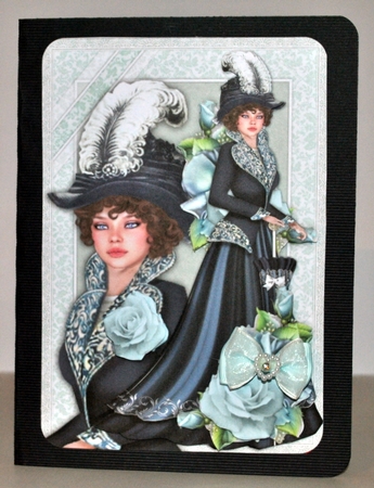 Victorian Lady & Edwardian Roses by Kristina Norbat
