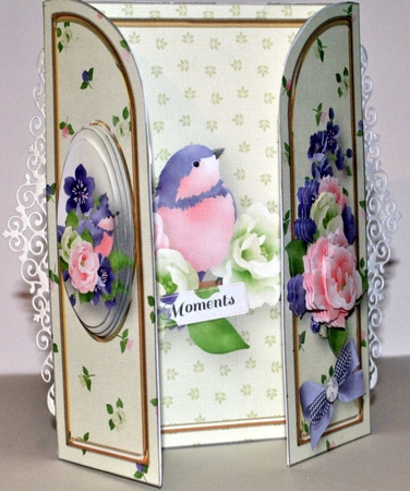 Lovely Moments - 5in x7in Gatefold Card Mini Kit by Kristina Norbat