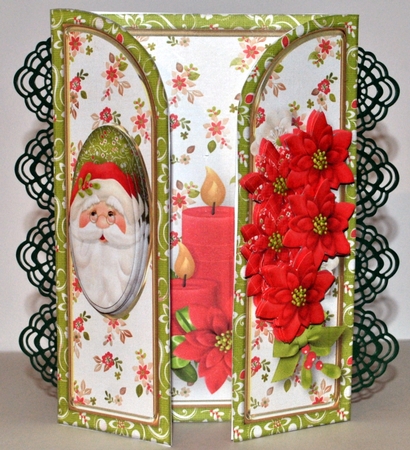 Christmas Joy - 5in x7in Gatefold Card Mini Kit by Kristina Norbat
