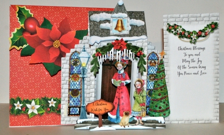 Fa,La,La,La What an Entrance! Card and Envelope Kit. by Kristina Norbat
