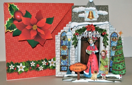 Fa,La,La,La What an Entrance! Card and Envelope Kit. by Kristina Norbat