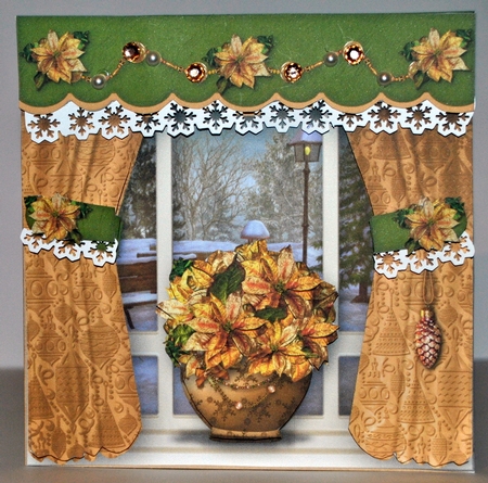 Christmas Twilight - Through the Window Card Mini Kit by Kristina Norbat
