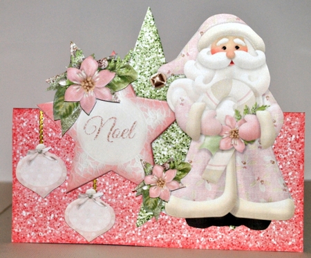Over The Edge Cute Santa by Kristina Norbat