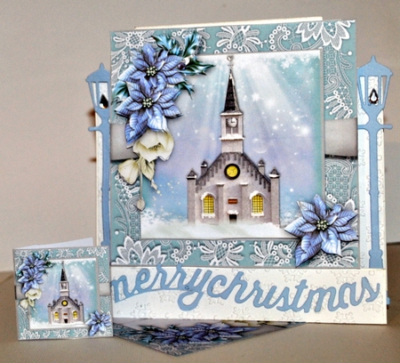 Christmas Blessings Card kit by Kristina Norbat