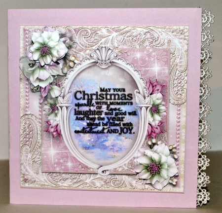 Christmas Sparkle Words Card Kit by Kristina Norbat