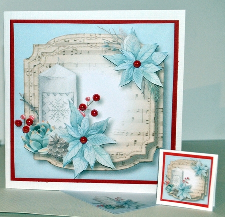Sheet Music Watercolour Christmas - Candle by Kristina Norbat