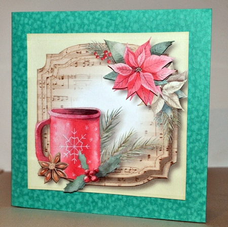 Sheet Music Watercolour Christmas - Hot Choc by Kristina Norbat