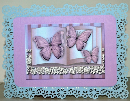 Butterflies Book Lavender by Kristina Norbat