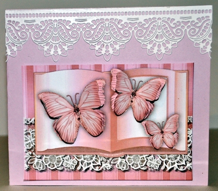 Butterflies Book Pastel Pink by Kristina Norbat