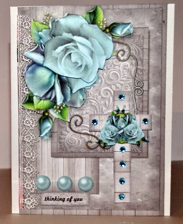 Sympathy Roses Mini Kit by Kristina Norbat