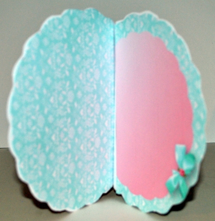 Pink Roses - Medallion Card Mini Kit by Kristina Norbat