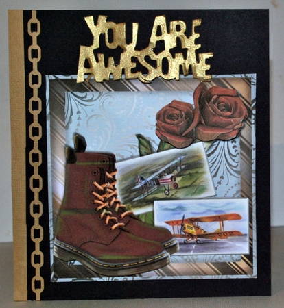Male Card Boots Mini Kit by Kristina Norbat