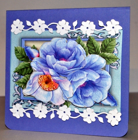 Beautiful Blue Roses by Kristina Norbat
