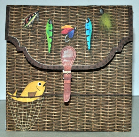 My Favourite Catch Double Bowed Front Card Kit by Kristina Norbat