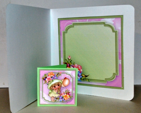 Balloons for You Decoupage Card Mini Kit by Kristina Norbat